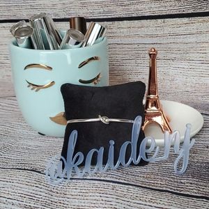 Stella & Dot Simple Knot Cuff Silver